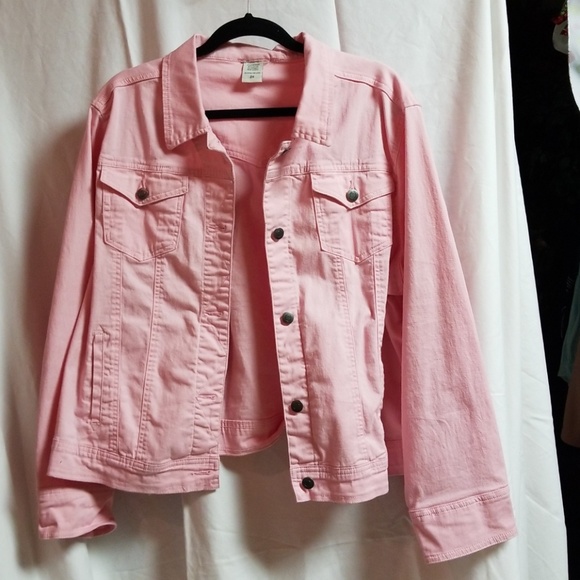 unknown Jackets & Blazers - Light pink Denim Jacket